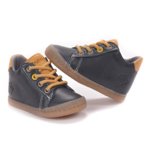 Chaussures Tipino marine et jaune