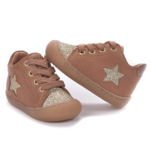 Chaussures Startino camel et or