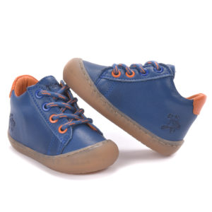 Chaussures Tino bleu et orange