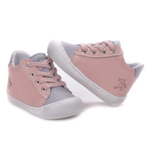 Chaussures Tino rose et gris