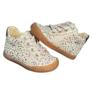 Chaussures-bebe-beige-multi-a-lacets-Tipino